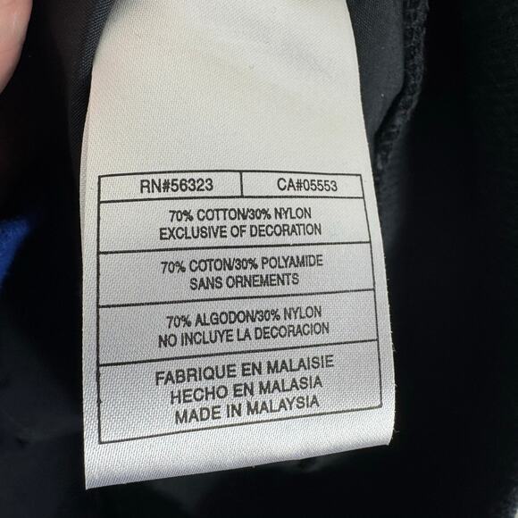 Nike Vintage Black Double Zip Up Jacket Large - Picture 7 of 8